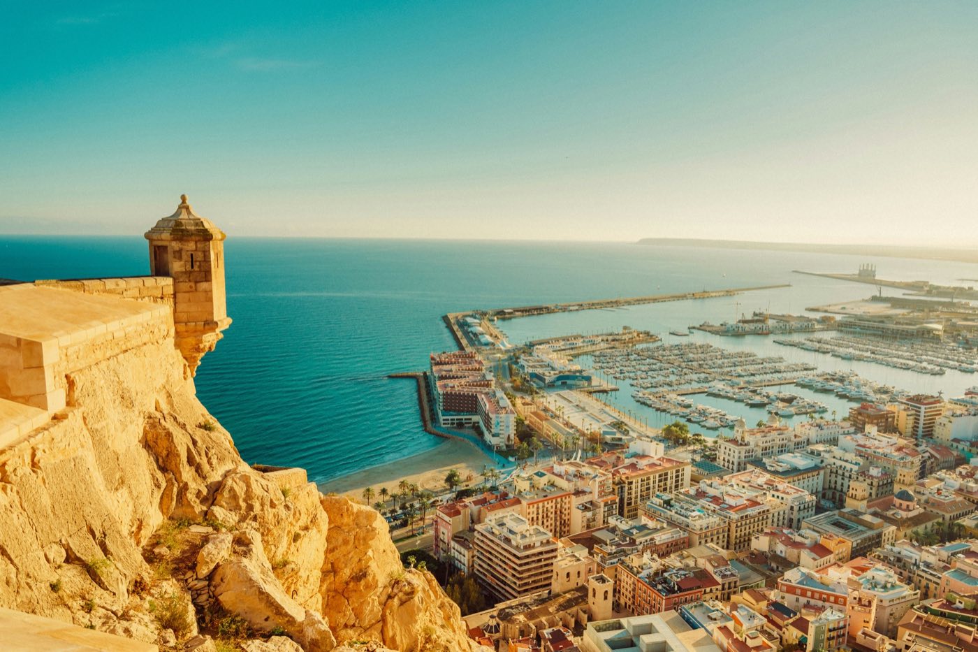 Kustlijn van Costa Blanca Zuid